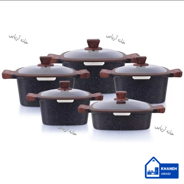 سرویس قابلمه‌چدن بلک‌کوکر 10پارچه